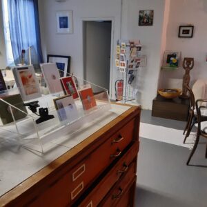 Einblick in meine Räume im Atelier (Giebelweg 16A in Dessau, Termine nur nach Vereinbarung)