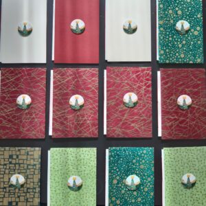 Ansicht meiner Weihnachtsgeschichte mit Geldumschlag in verschiedenen Designs