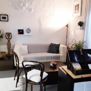 Einblick in meine Räume im Atelier (Giebelweg 16A in Dessau, Termine nur nach Vereinbarung)